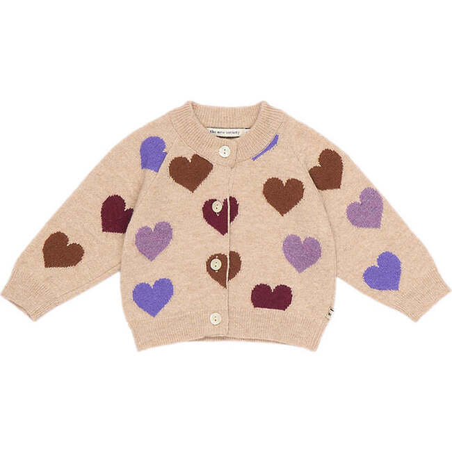 Hearts Baby Cardigan - Cardigans - 1