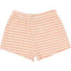 Baby Petra Gingham Elastic Waist Short, Pink - Shorts - 1 - thumbnail