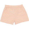 Baby Petra Gingham Elastic Waist Short, Pink - Shorts - 2