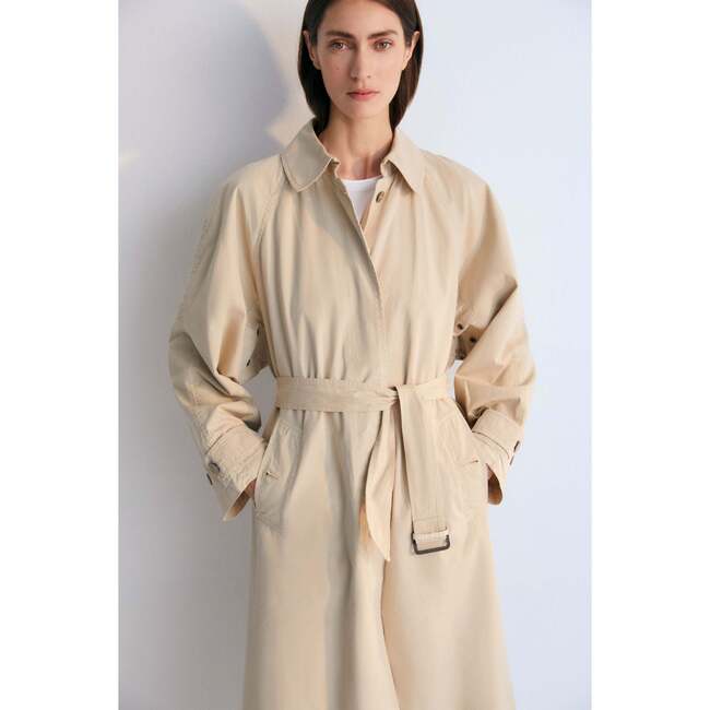 Zeus Woman Trench Beige - Jackets - 2
