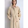Zeus Woman Trench Beige - Jackets - 2