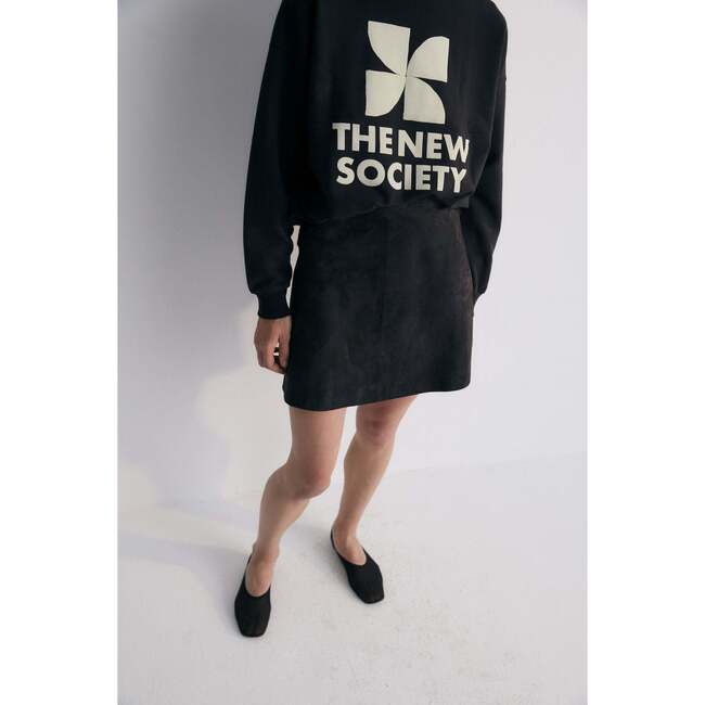 Mykonos Woman Sweatshirt Caviar Black - Sweatshirts - 2