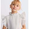 Spyros Blouse Coconut White - Blouses - 4