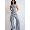 Chios Woman Pant Blue - Pants - 3 - thumbnail