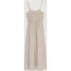 Anna Woman Dress beige - Dresses - 1 - thumbnail