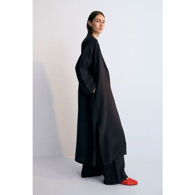 Hera Woman Coat Caviar Black - Coats - 2