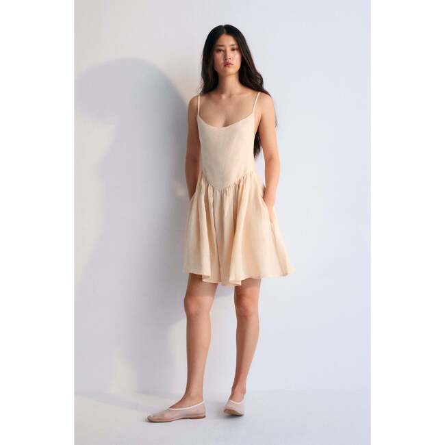 Hera Woman Short Dress Macadamia beige - Dresses - 2