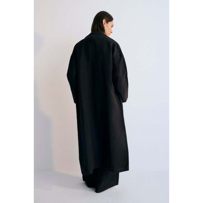 Hera Woman Coat Caviar Black - Coats - 5