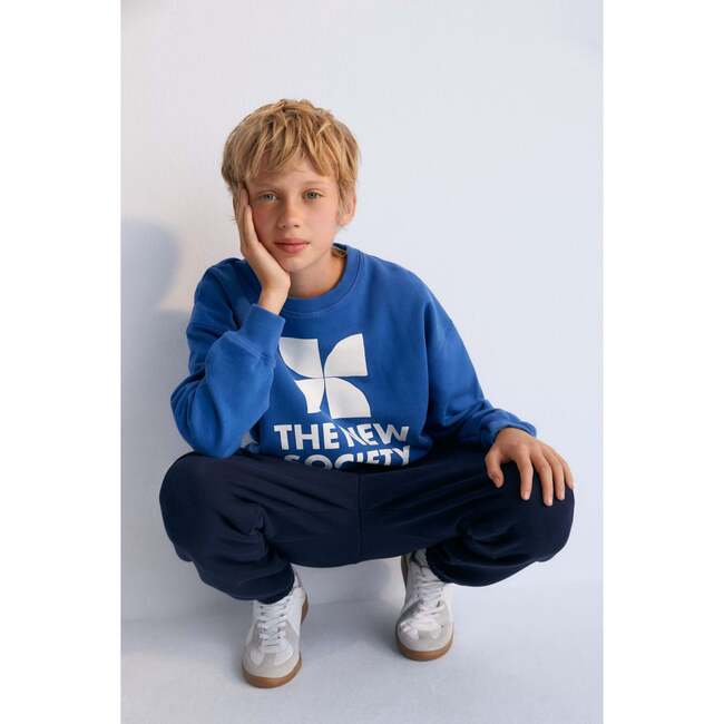 Mykonos Sweatshirt Cobalto Blue - Sweatshirts - 3