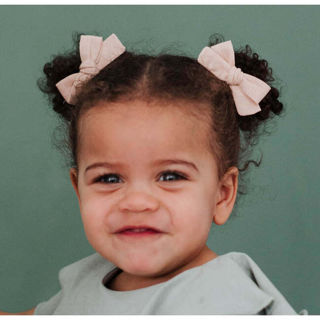 Skinny Liberty of London Hadn-Tied Ribbon Pigtail Bows, Periwinkle Floral (Set OF 2) - Hair Accessories - 3