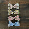 Skinny Liberty of London Hadn-Tied Ribbon Pigtail Bows, Periwinkle Floral (Set OF 2) - Hair Accessories - 4