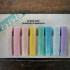 Glitter Velvet Alligator Bar Clips Bundle Set, Multicolors - Hair Accessories - 6 - thumbnail