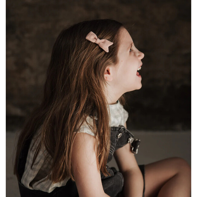 Petal Bow, Blush - Hair Accessories - 2