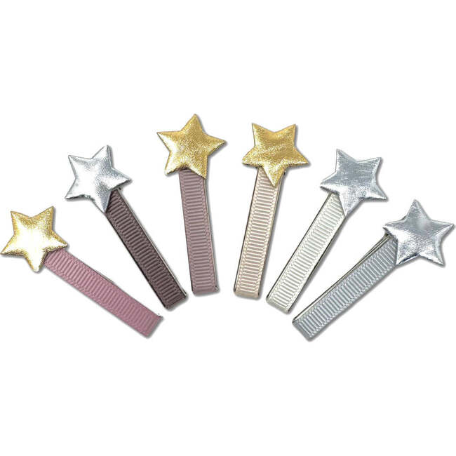 Star Clips Bundle Set, Soft Neutrals