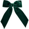Big Velvet Bow, Pine - Bows - 1 - thumbnail