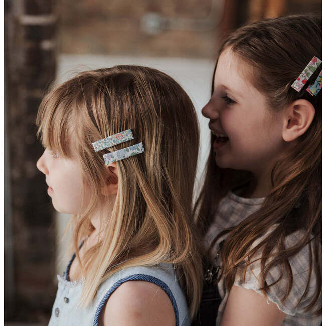 Liberty of London Bar Clips Bundle Set, Purple - Hair Accessories - 4