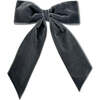 Big Velvet Bow, Charcoal - Bows - 1 - thumbnail