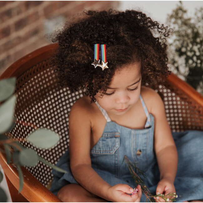 Rainbow Star Clips, Set of 2