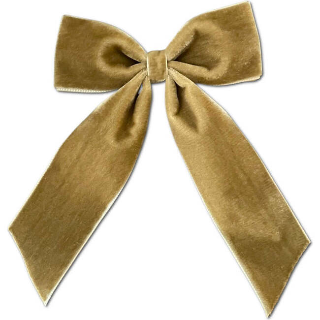 Big Velvet Bow, Antique Gold