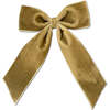 Big Velvet Bow, Antique Gold - Bows - 1 - thumbnail