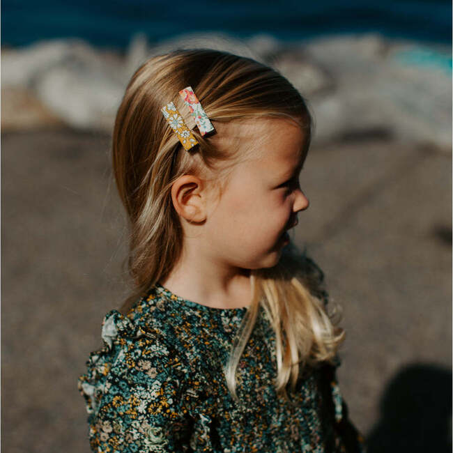 Liberty of London Bar Clips Bundle Set, Purple - Hair Accessories - 5