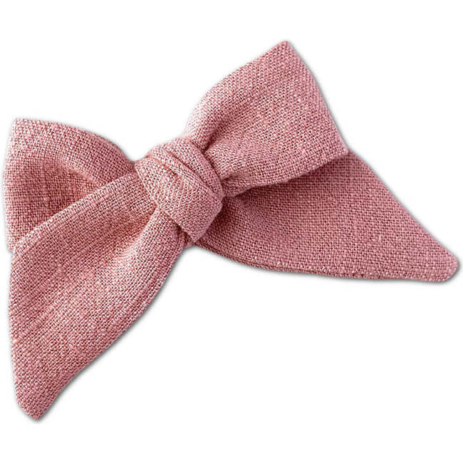 Baby Tied Bow, Rose - Bows - 1