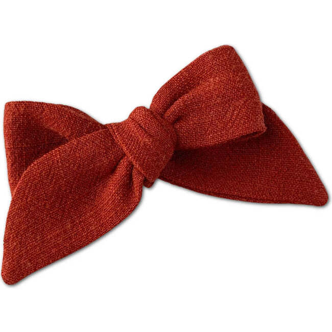 Baby Tied Bow, Cinnamon - Bows - 1