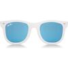 WeeFarers® Polarized Sunglasses, White with Sky Blue - Sunglasses - 1 - thumbnail