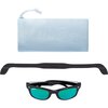 WeeFarers® Polarized Sunglasses, Black with Sea Green - Sunglasses - 2 - thumbnail