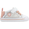 Baby Mesh, Snow, Powder Pink - Crib Shoes - 1 - thumbnail