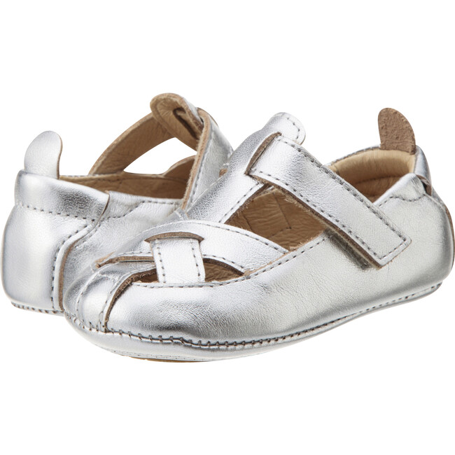 Thread Shoe, Silver - Sandals - 4