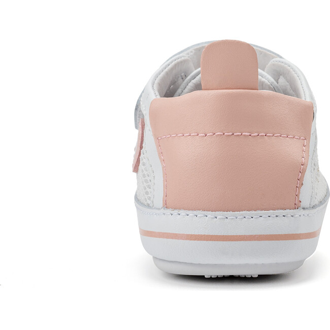 Baby Mesh, Snow, Powder Pink - Crib Shoes - 3