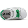 Baby Mesh, Snow, Neon Green - Crib Shoes - 2