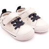 Baby Mesh, Snow, Navy - Crib Shoes - 2