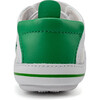Baby Mesh, Snow, Neon Green - Crib Shoes - 3