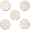Livio Parchment Coaster Set, S/6 - Accents - 3