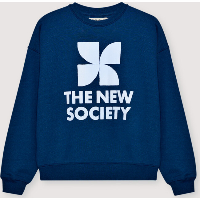TNS Logo Woman Sweatshirt Ocean Indigo