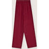 Melissa Woman Pant Regular Crimson Wine - Pants - 2
