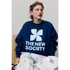 TNS Logo Woman Sweatshirt Ocean Indigo - Sweatshirts - 3