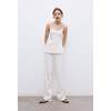 Romero Woman Pant Ecru - Pants - 2 - thumbnail