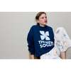 TNS Logo Woman Sweatshirt Ocean Indigo - Sweatshirts - 4