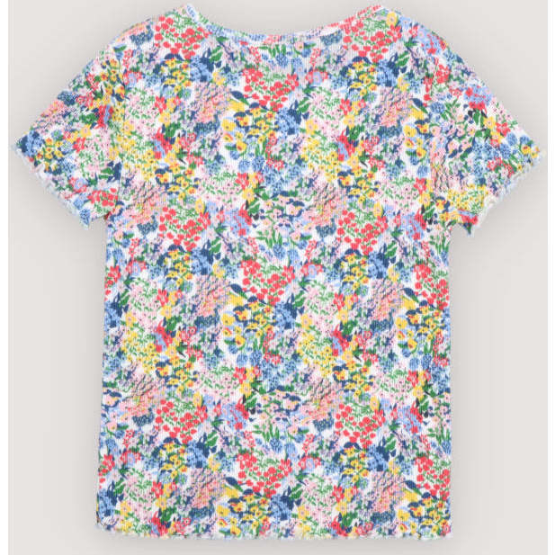 TNS Rib Tee Verbena Print