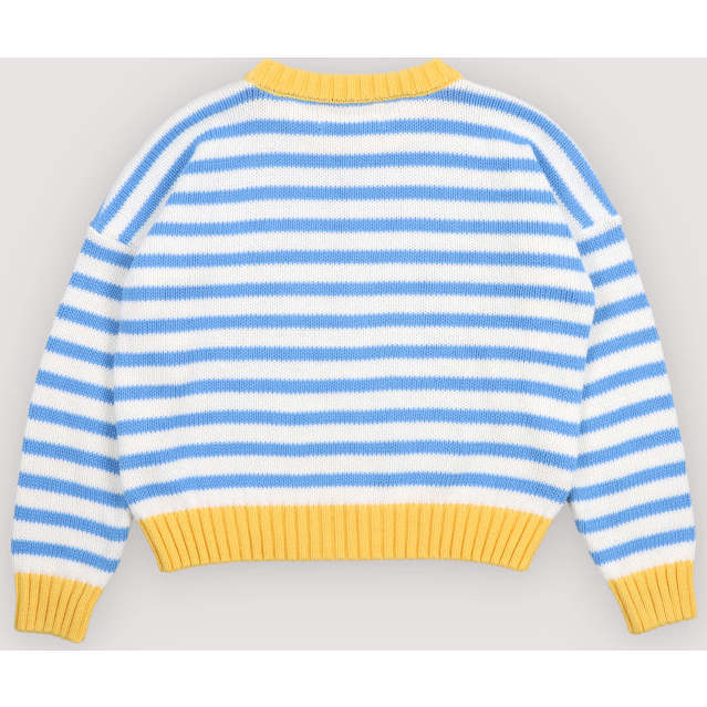 Marigold Jumper Vista Blue Stripes