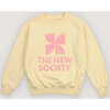 TNS Logo Sweatshirt Soft Lemon - Sweatshirts - 1 - thumbnail