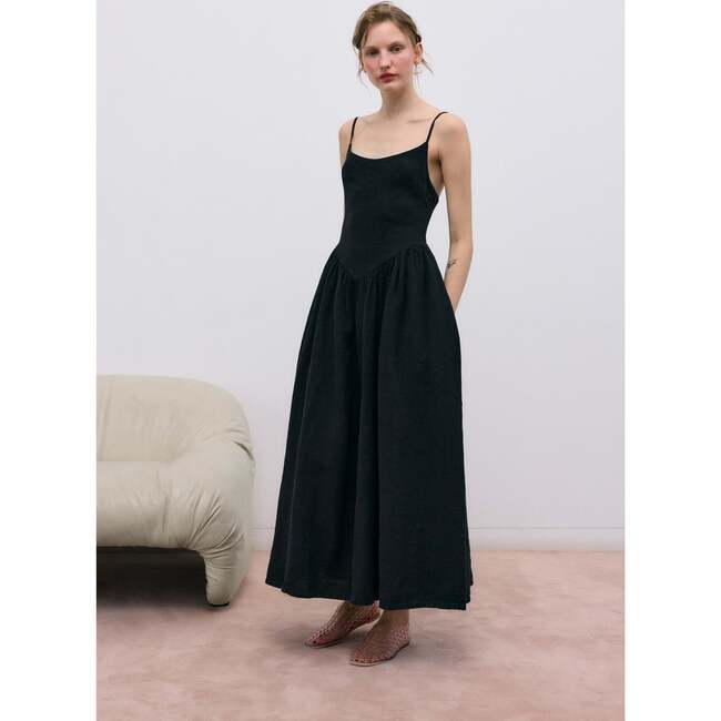 Lippia Woman Dress Midnight Black