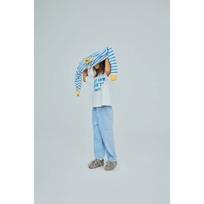 Marigold Jumper Vista Blue Stripes - Sweaters - 4