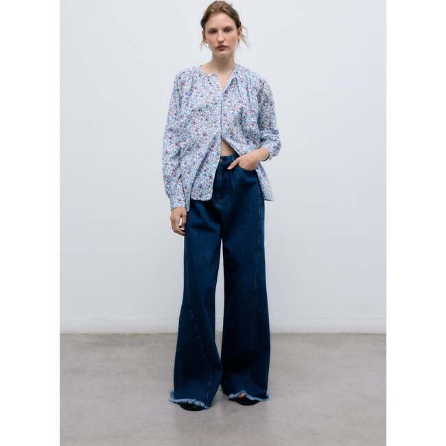 TNS Denim Extra Wide Woman Pant Indigo Denim