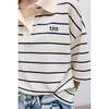 Acacia Woman Polo Ecru Stripes - Polo Shirts - 3