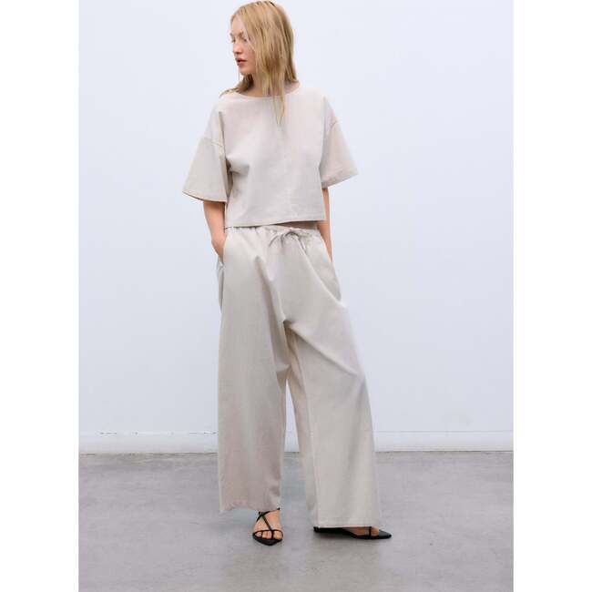 Melissa Woman Pant Palazzo Sand Vigore - Pants - 3