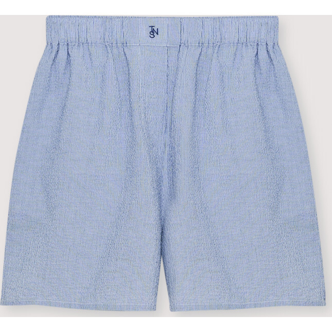 Cloe Woman Short Summer Midnight Pinstripes